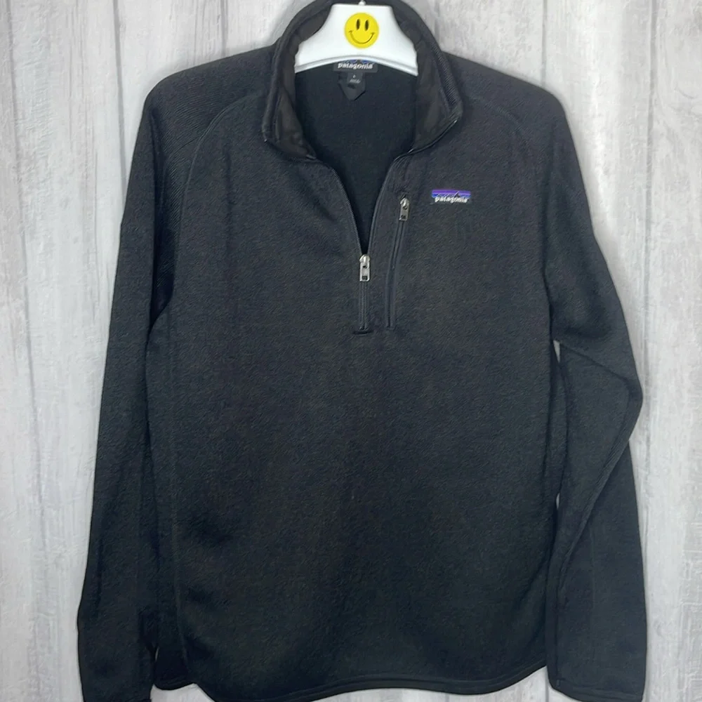 Patagonia better sweater Black Quarter-Zip Pullover.
